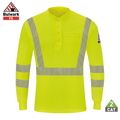 Camiseta de alta visibilidad ignífuga Bulwark FR QS50