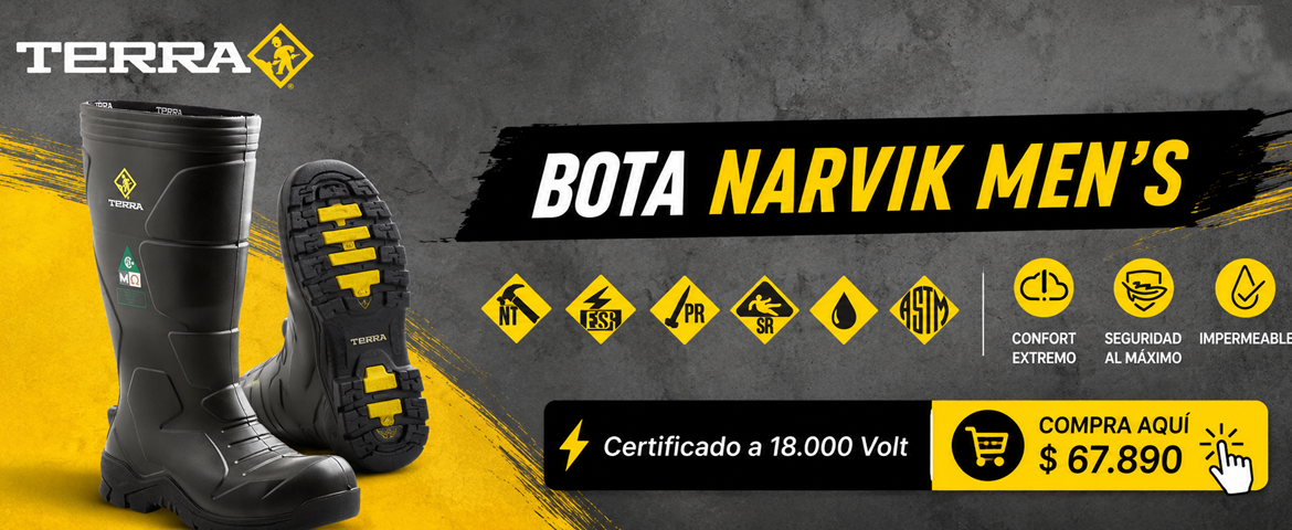 Bota dielectrica de trabajo Narvik de Terra